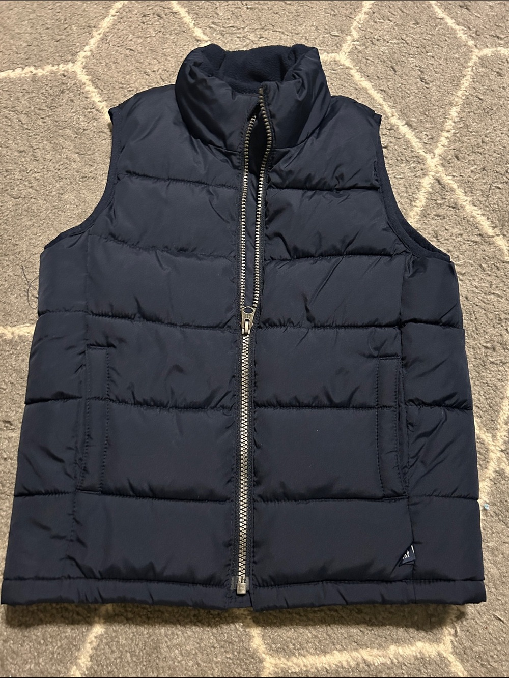 GAP Navy Quilted Puffer Vest
